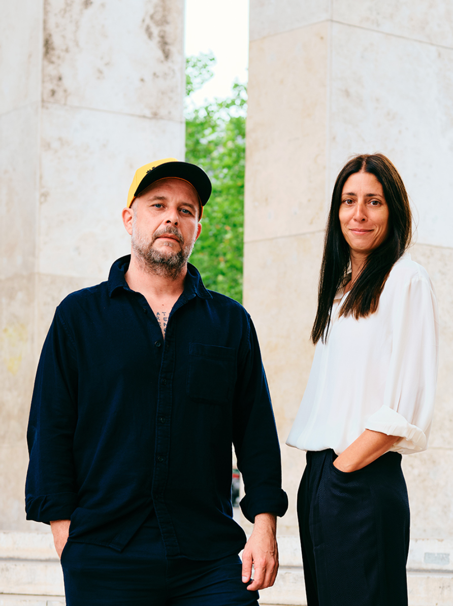 Portrait du duo Stéphanie Rollin et David Brognon. © Paris Musées / Guillaume Blot