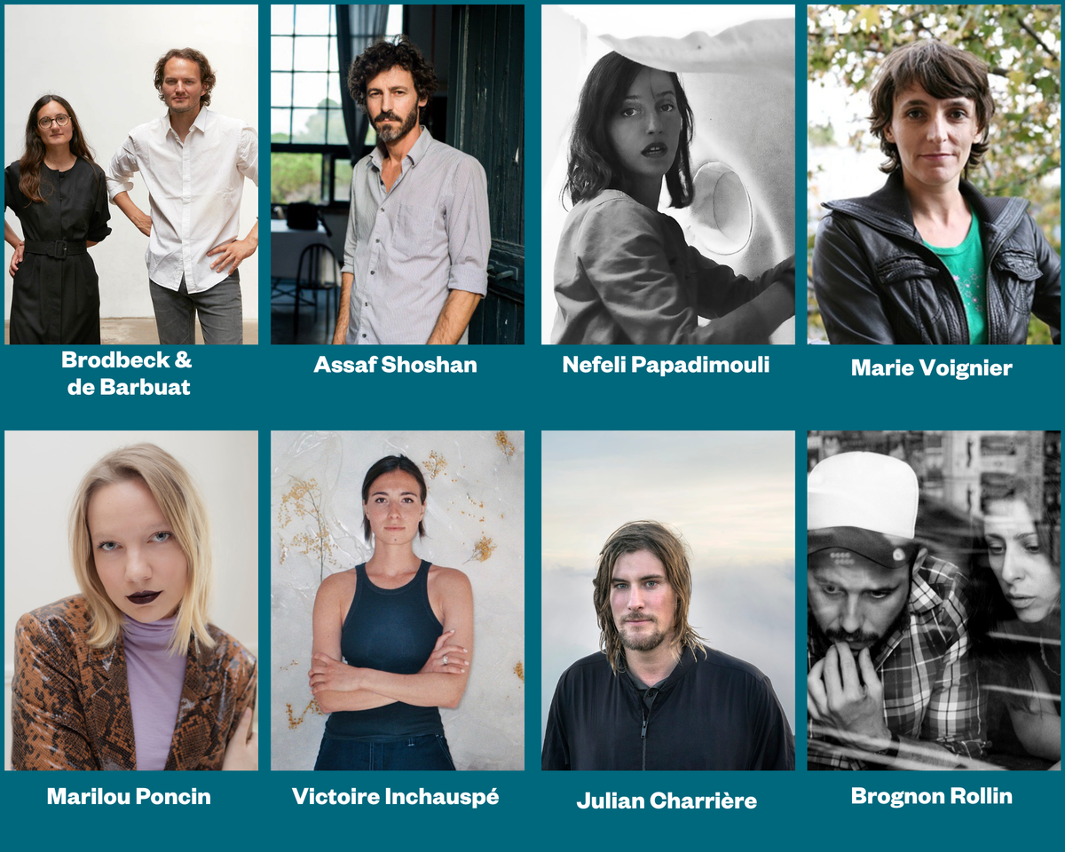 Les artistes en lice pour le Prix SAM 2022. Courtesy Prix SAM