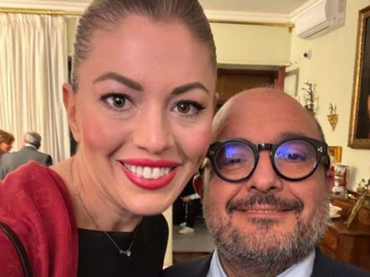 Une des photographies publiées sur son compte Instagram par Maria Rosaria Boccia avec le ministre italien de la Culture Gennaro Sangiuliano, poussé à la démission le 6 septembre. D.R.