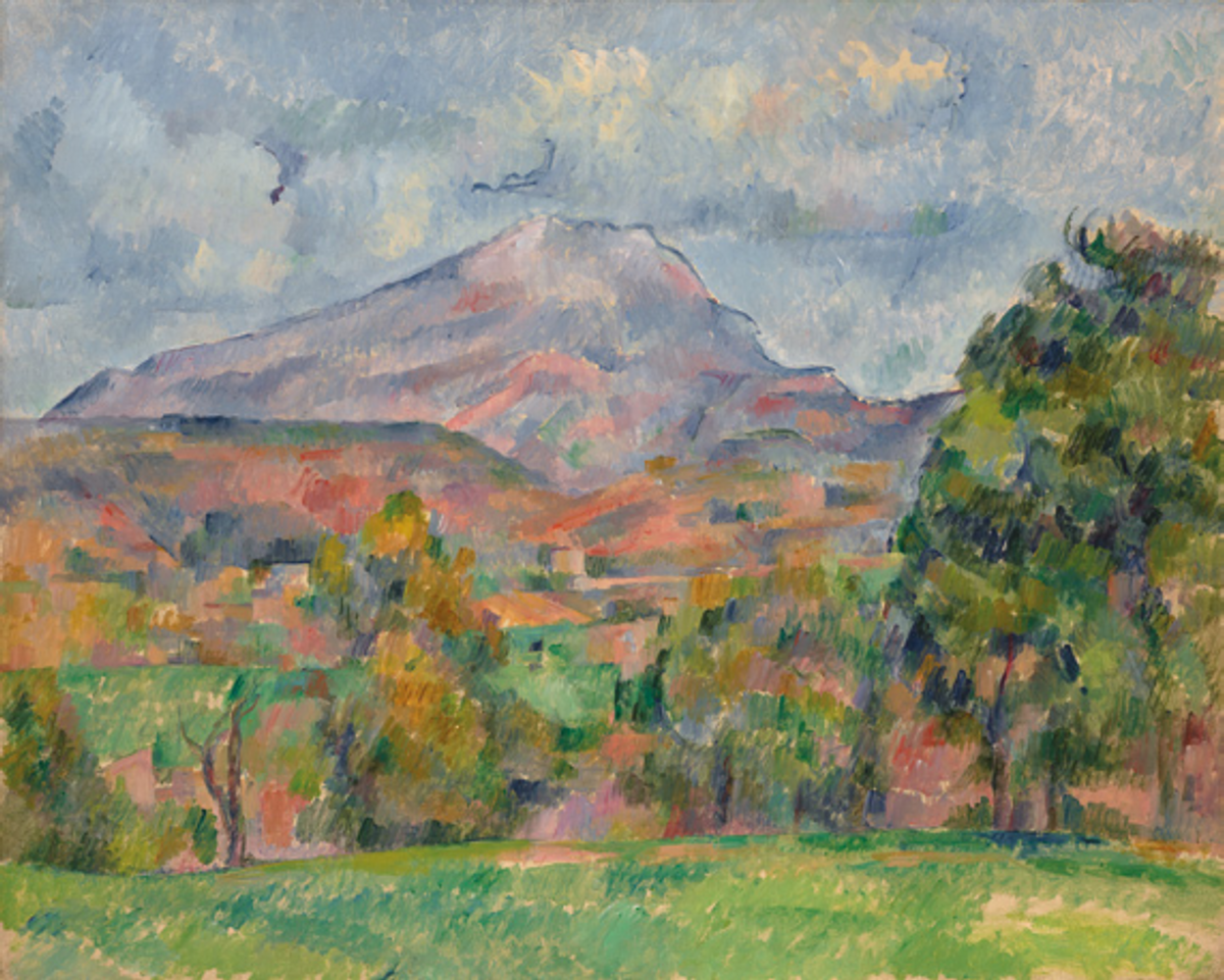 Paul Cézanne, La Montagne Sainte-Victoire, 1888-1890, huile sur toile, est. plus de 120 millions de dollars. © Christie’s
