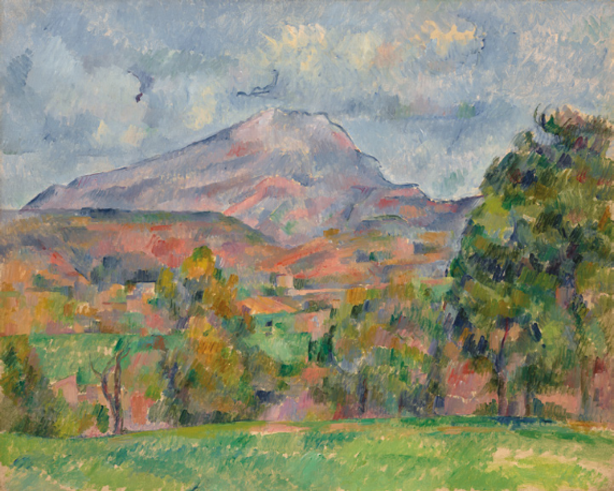 Paul Cézanne, La Montagne Sainte-Victoire, 1888-1890, huile sur toile, est. plus de 120 millions de dollars. © Christie’s