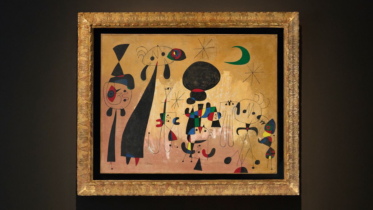 Joan Miró, Femmes, lune, étoiles, 1949. Courtesy Christie's