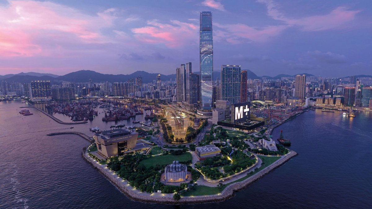 Le West Kowloon Cultural District, à Hong Kong. Courtesy de la West Kowloon Cultural District Authority