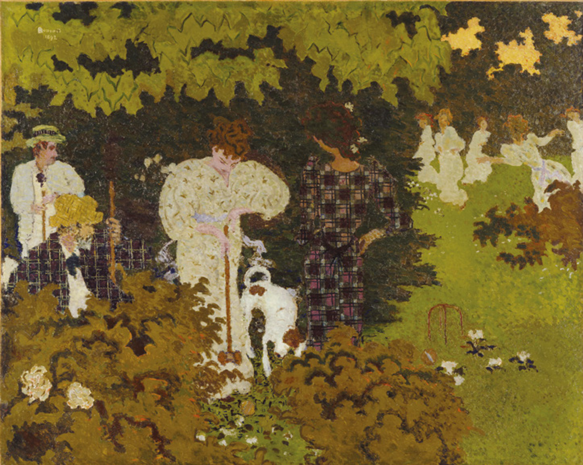 Pierre Bonnard, Crépuscule ou La Partie de croquet, 1892, huile sur toile, musée d’Orsay, Paris. © RMN-Grand Palais (musée d’Orsay)/ Hervé Lewandowski