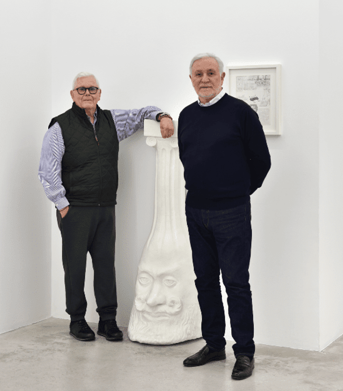 René-Julien Praz & Bruno Delavallade. © Rebecca Fanuele
