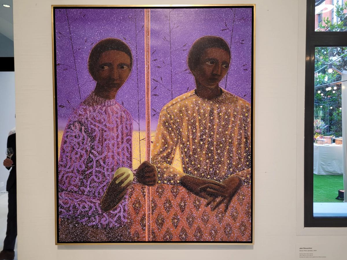 Jem Perucchini, Senza Titolo (ascesa), 2023. Courtesy de l'artiste et de la galerie Corvi-Mora, Londres. Photo : A.C.