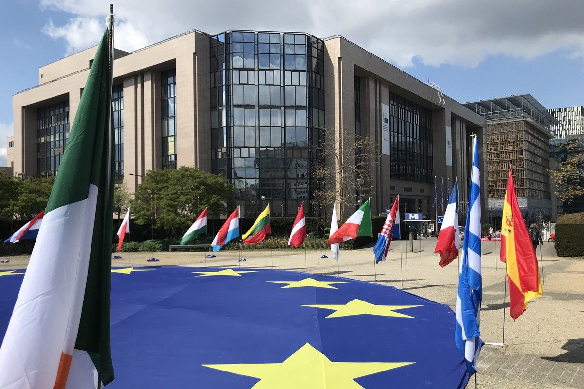 Le Conseil de l'UE dans le bâtiment Justus Lipsius à Bruxelles. Photo : Commission européenne