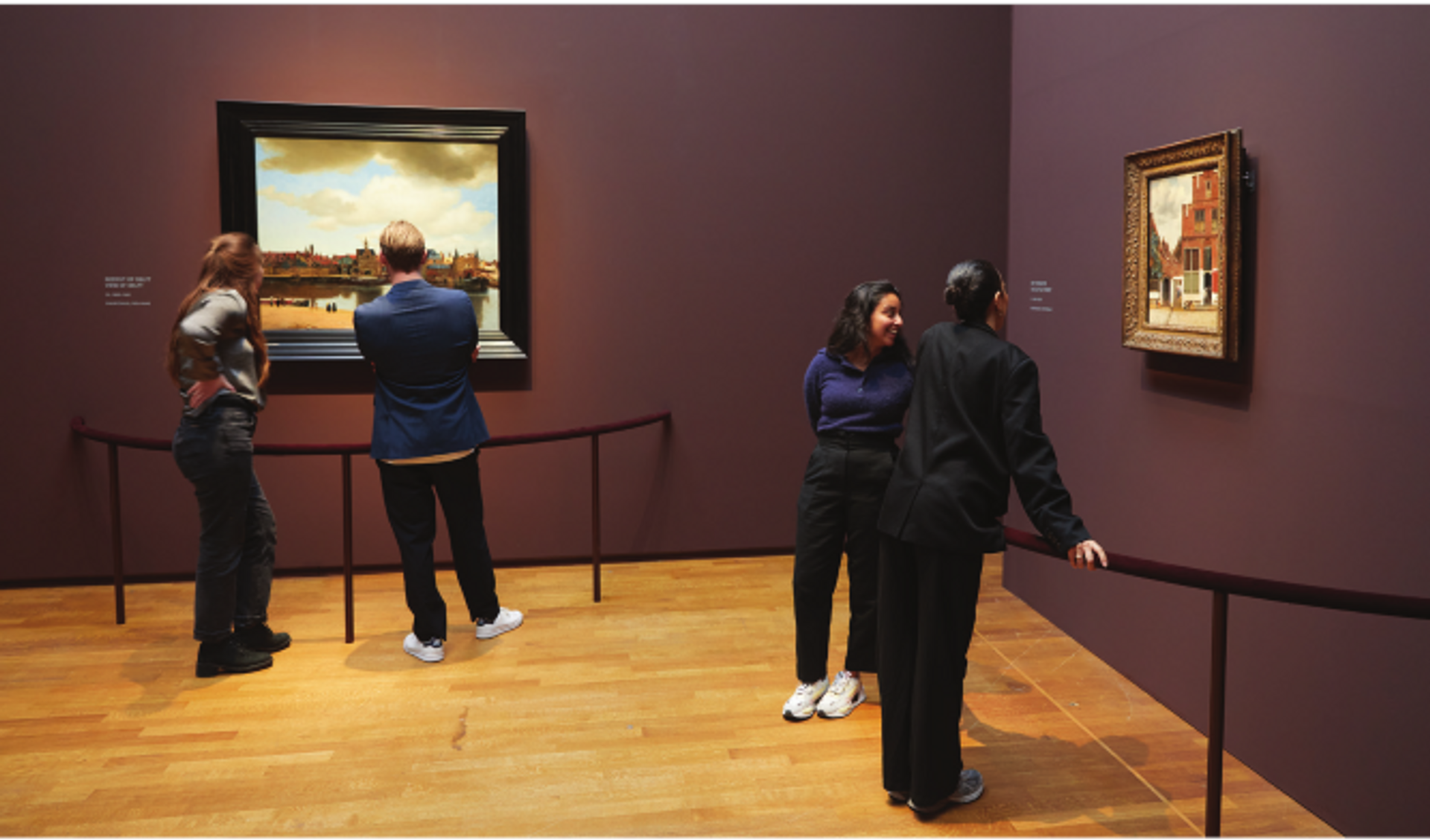 Vues de l’exposition « Vermeer », Rijksmuseum, Amsterdam, 2023.
Photo Rijksmuseum/Henk Wildschut