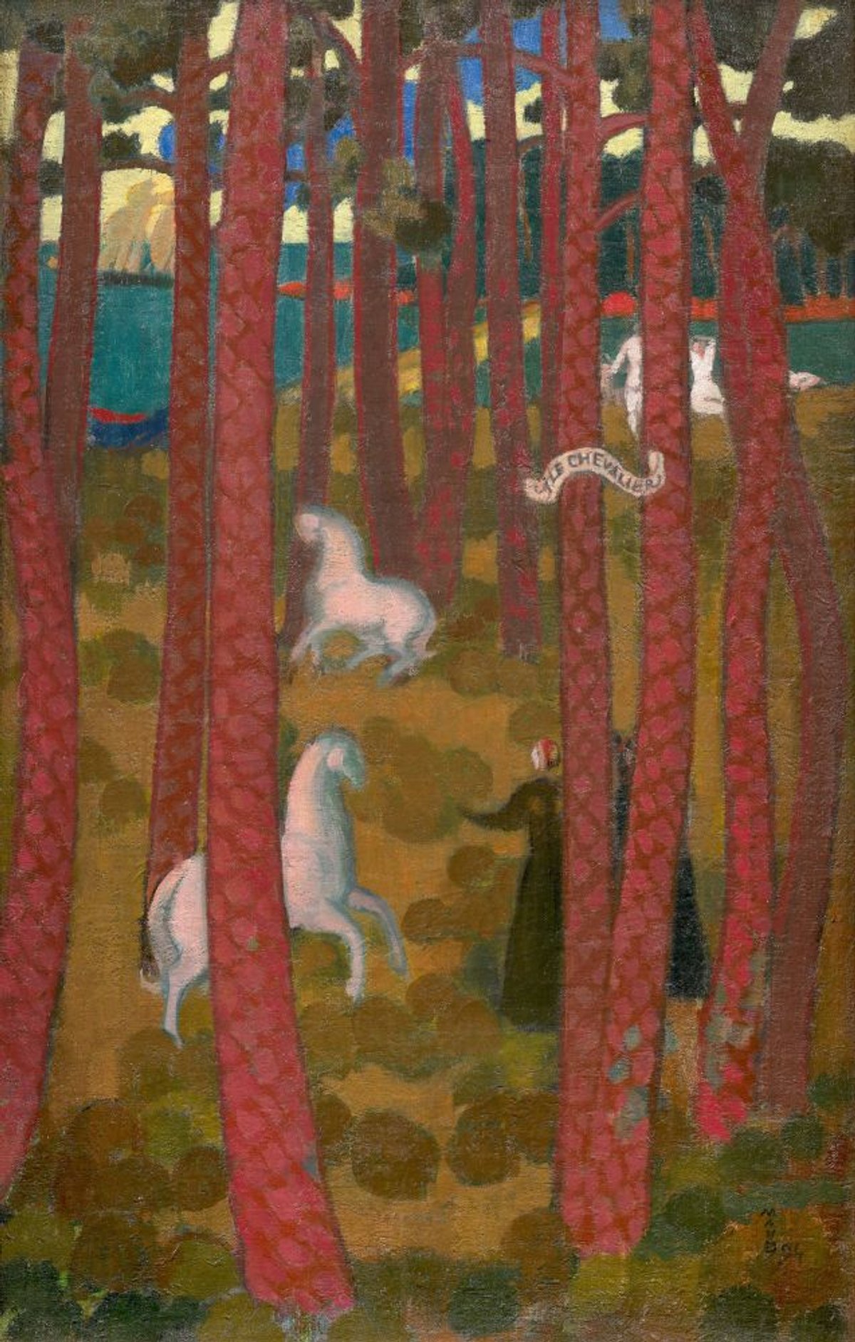 Maurice Denis, L’Île Chevalier, 1894, huile sur toile (est. 700 000 euros-1 million d’euros). © Artcurial