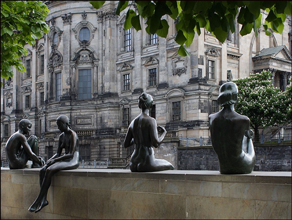 Wilfried Fitzenreiter, Les Baigneuses, île aux Musées, à Berlin, en Allemagne. Photo : Ted et Jen