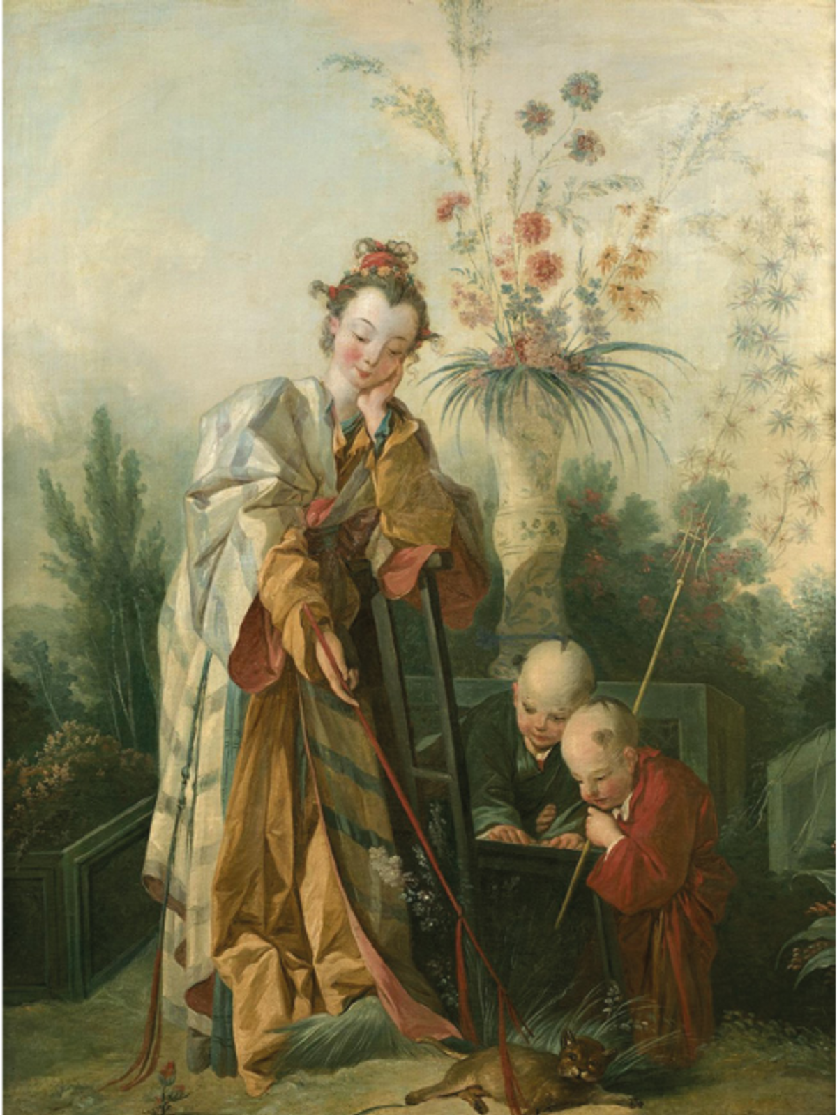 François Boucher, Le Mérite de tout pais, vers 1735-1740, huile sur toile, est. 80 000-120 000 euros. © Audap & Associés