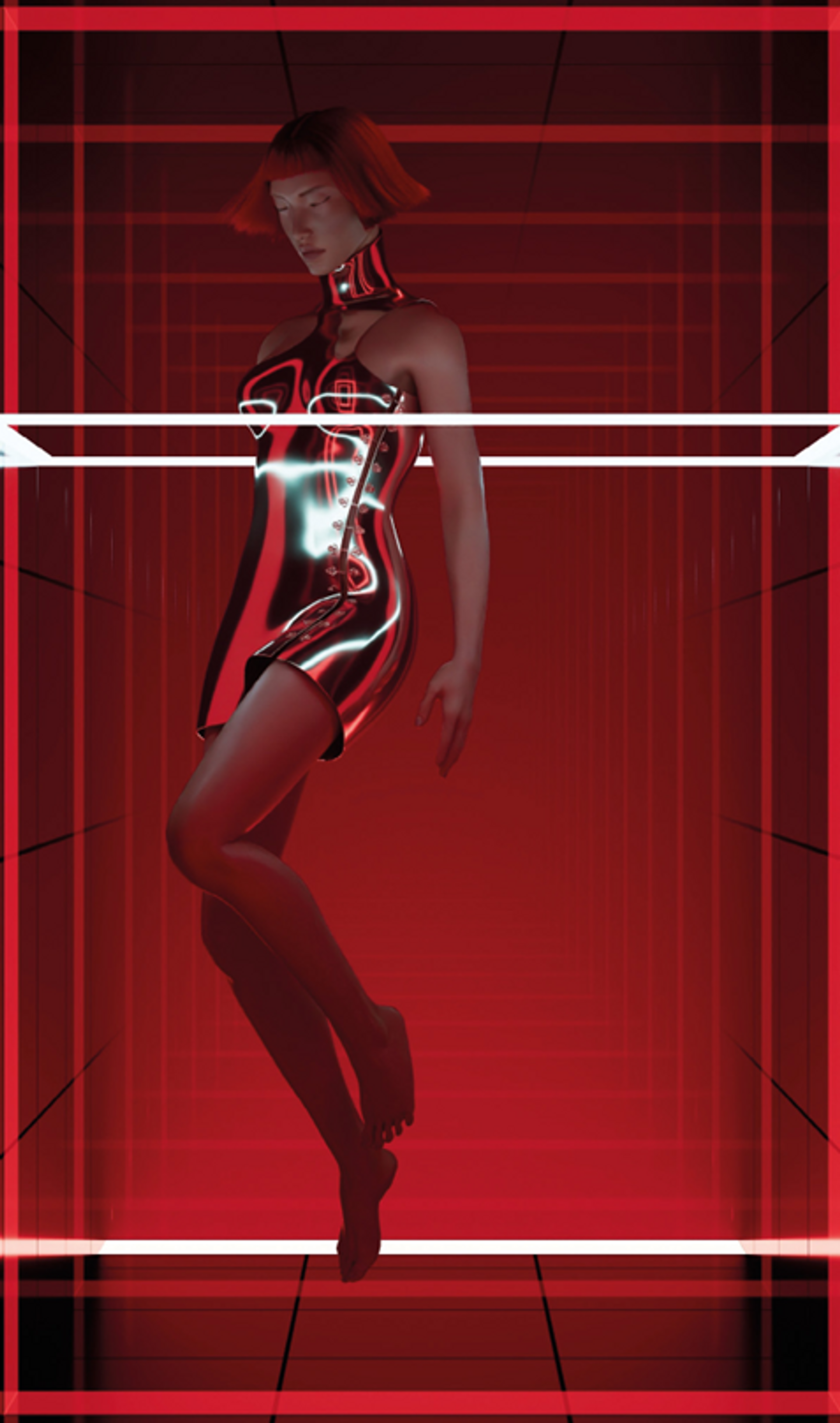 Genesis Kai, Manifest, 2021, graphisme multimédia et ordinateur 3D. Courtesy de l’artiste et P21 Gallery

