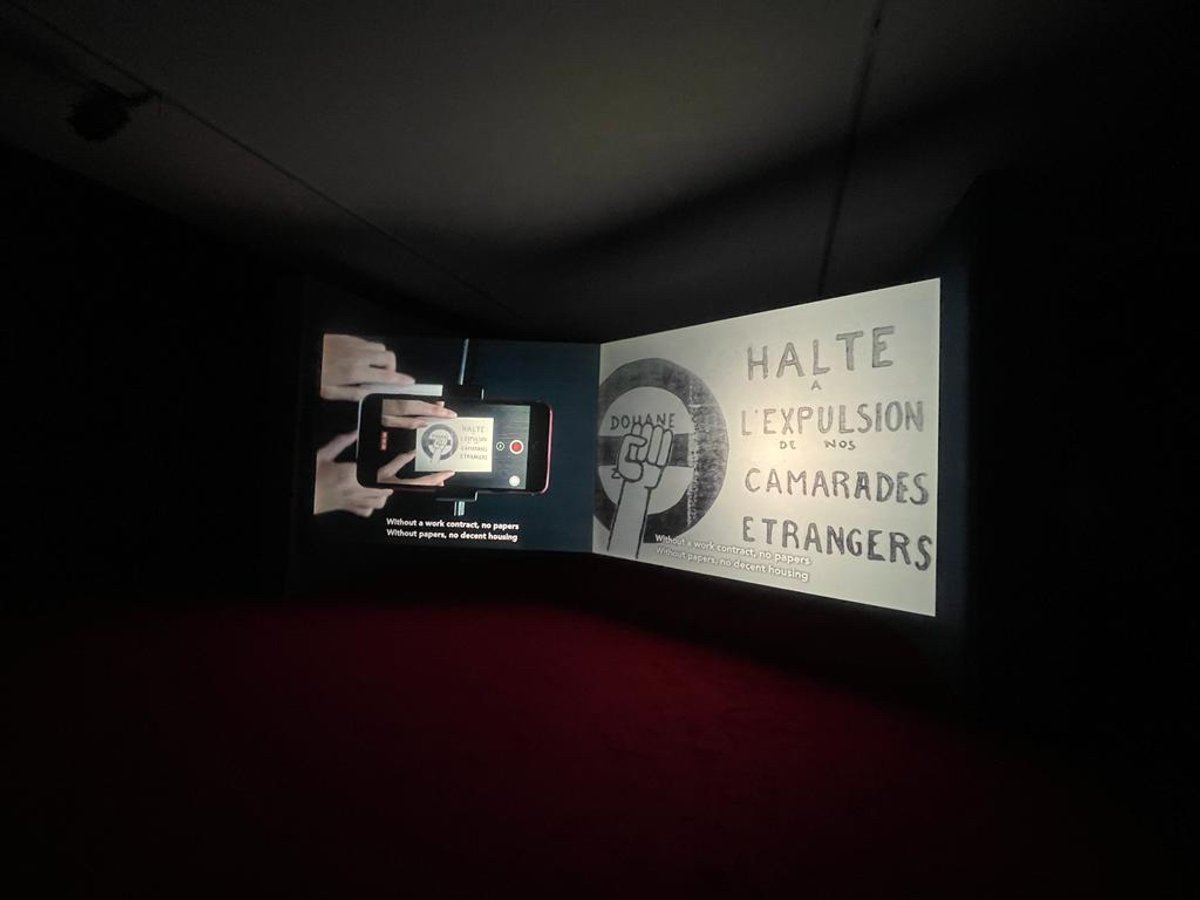 Bouchra Khalili, The Circle, 2023, détail. Courtesy mor charpentier, Paris