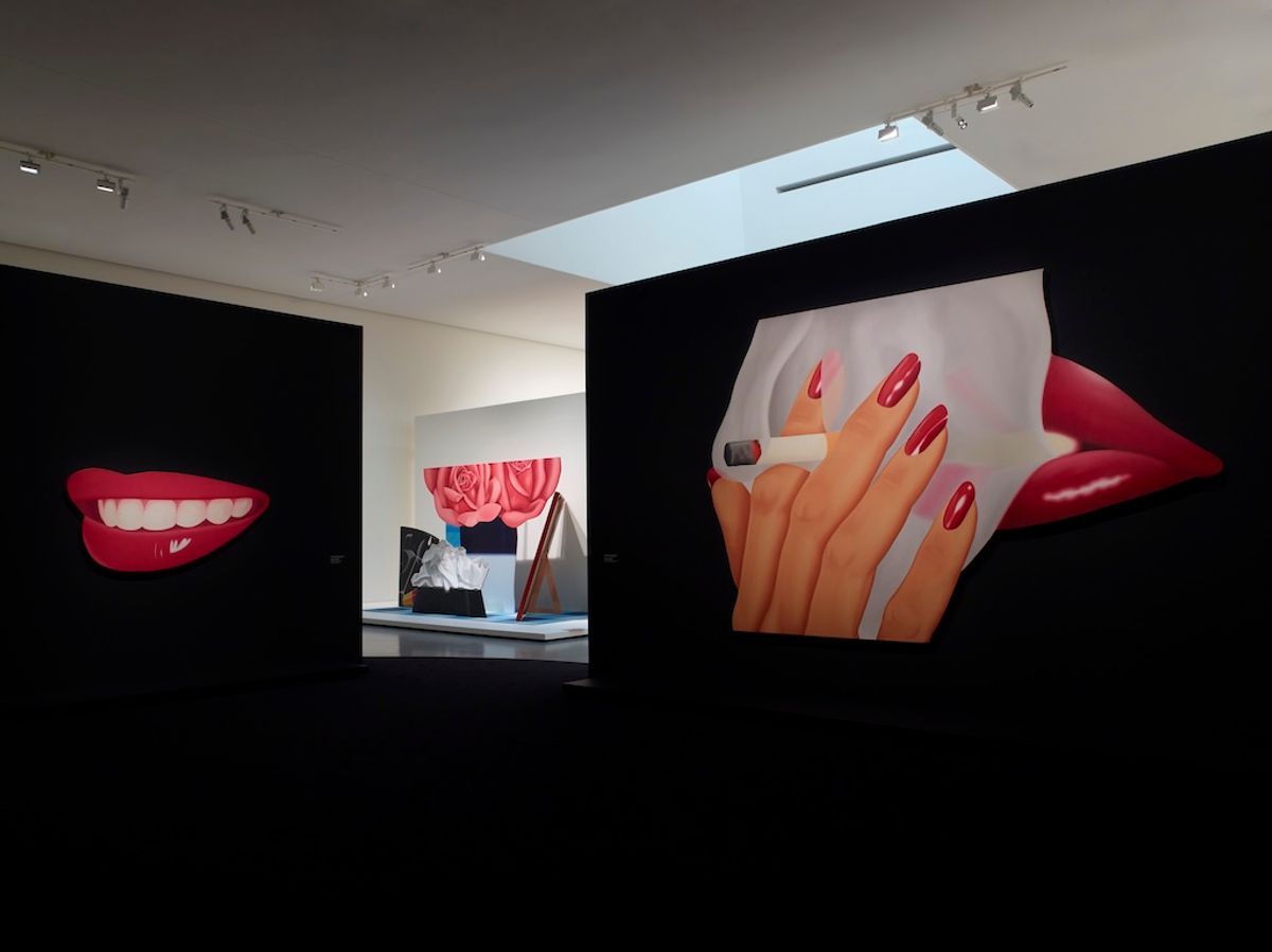 Vue d’installation de l’exposition « Pop Forever, Tom Wesselmann et ... ».
© Adagp, Paris, 2024. Photo : © Fondation Louis Vuitton / Marc Domage