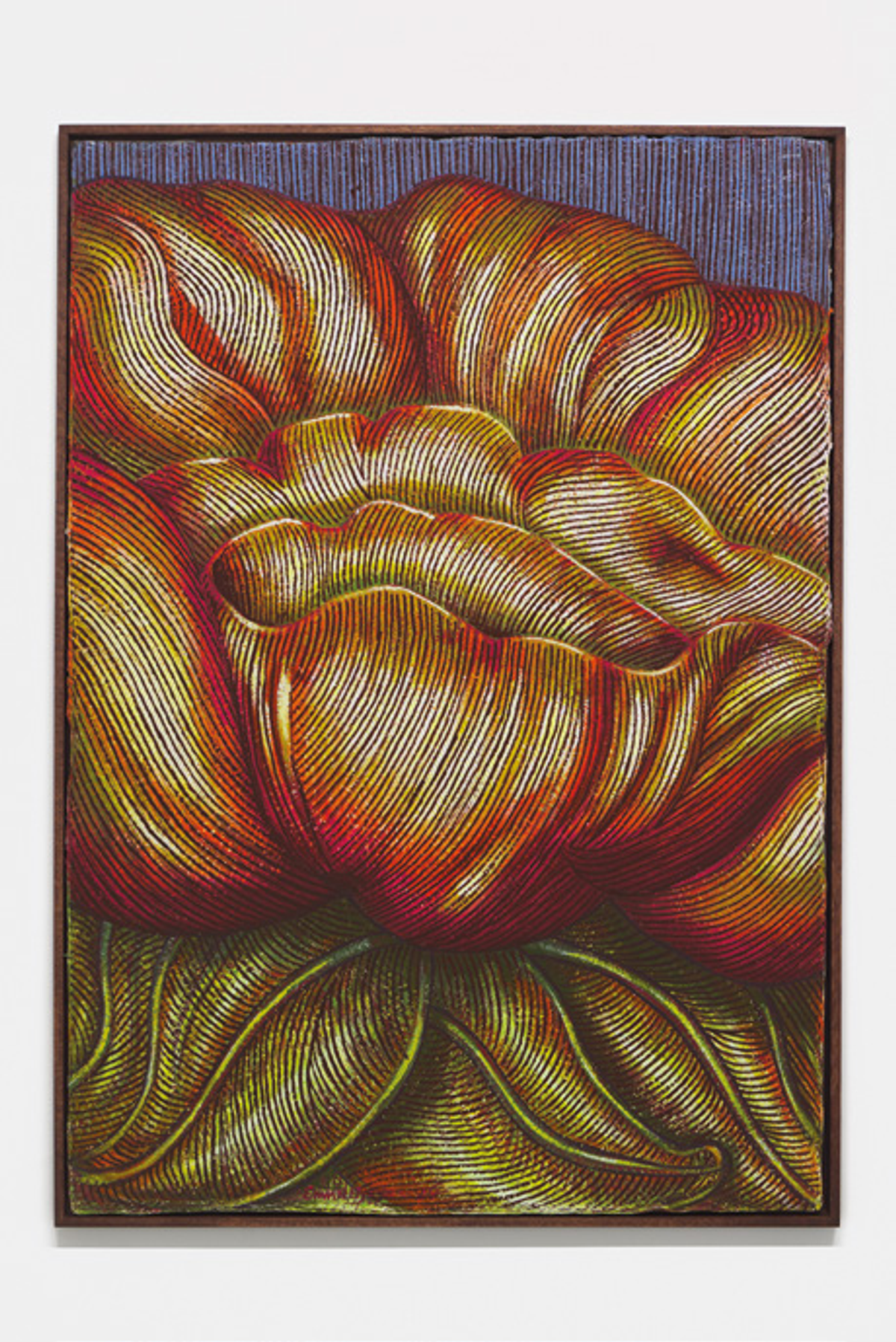 Emma Reyes, Sans titre, 1990, acrylique sur papier canevas. © Courtesy Crevecœur, Paris. Photo Alex Kostromin