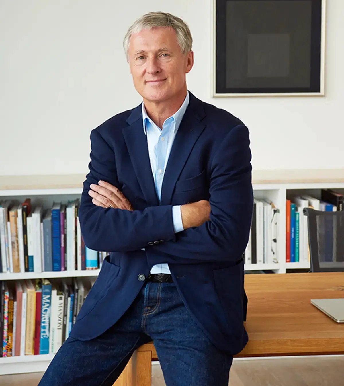 La galeriste David Zwirner. Photo : Jason Schmidt, courtesy David Zwirner New York/London/Hongkong