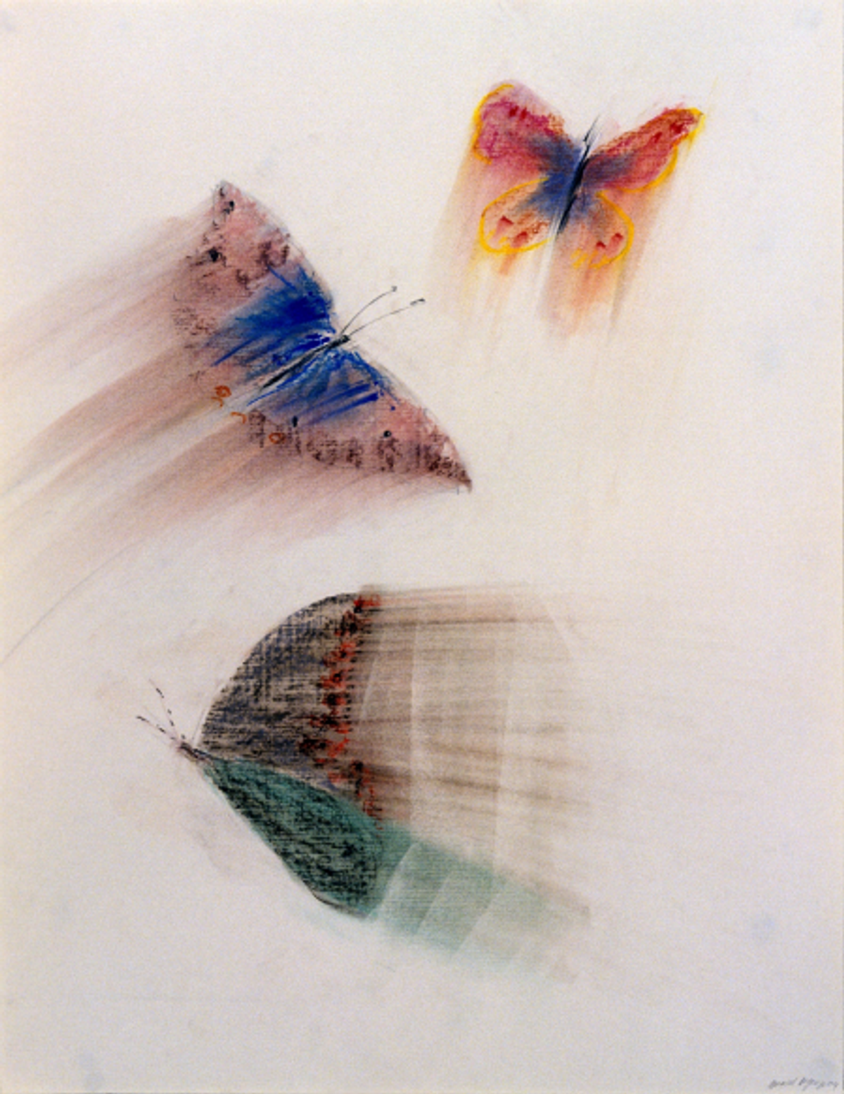 Daniel Dezeuze, Persistance du taoïsme, 2005, pastels et crayon.
Courtesy de l’artiste et de la galerie Templon Paris, Bruxelles/New York