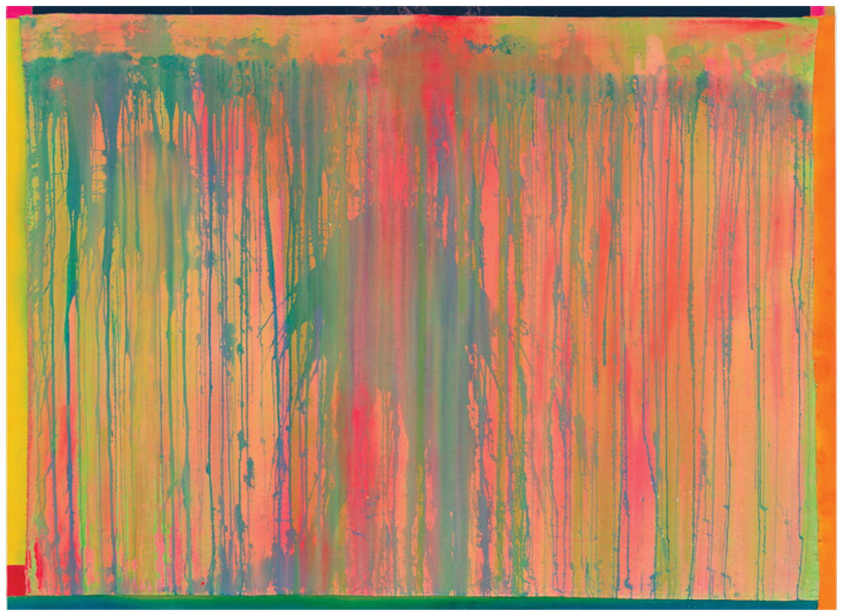 Frank Bowling, Early Pour, 2024, acrylique sur toile et marouflage.
© Frank Bowling, DACS 2024. Courtesy de l’artiste et de Hauser & Wirth. Photo Alex Delfanne