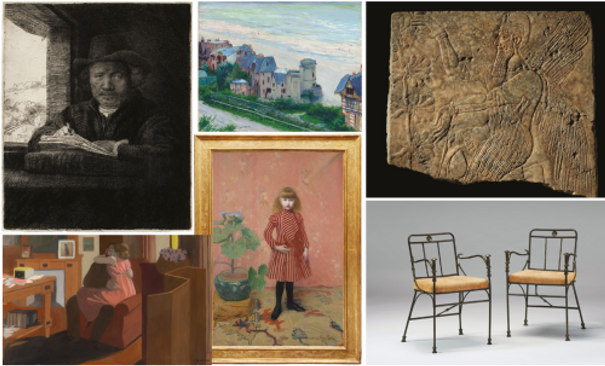 Œuvres proposées lors de la vente de la collection de Sam Josefowitch chez Christie's Londres.