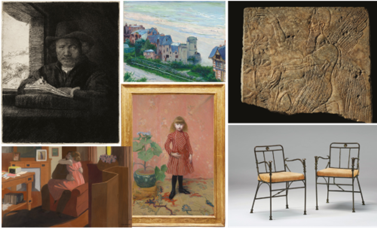 Œuvres proposées lors de la vente de la collection de Sam Josefowitch chez Christie's Londres.