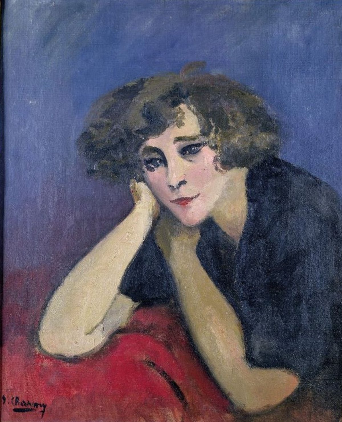 Emilie Charmy, Portrait de Colette, 1921, huile sur toile. Courtesy de la Bnf