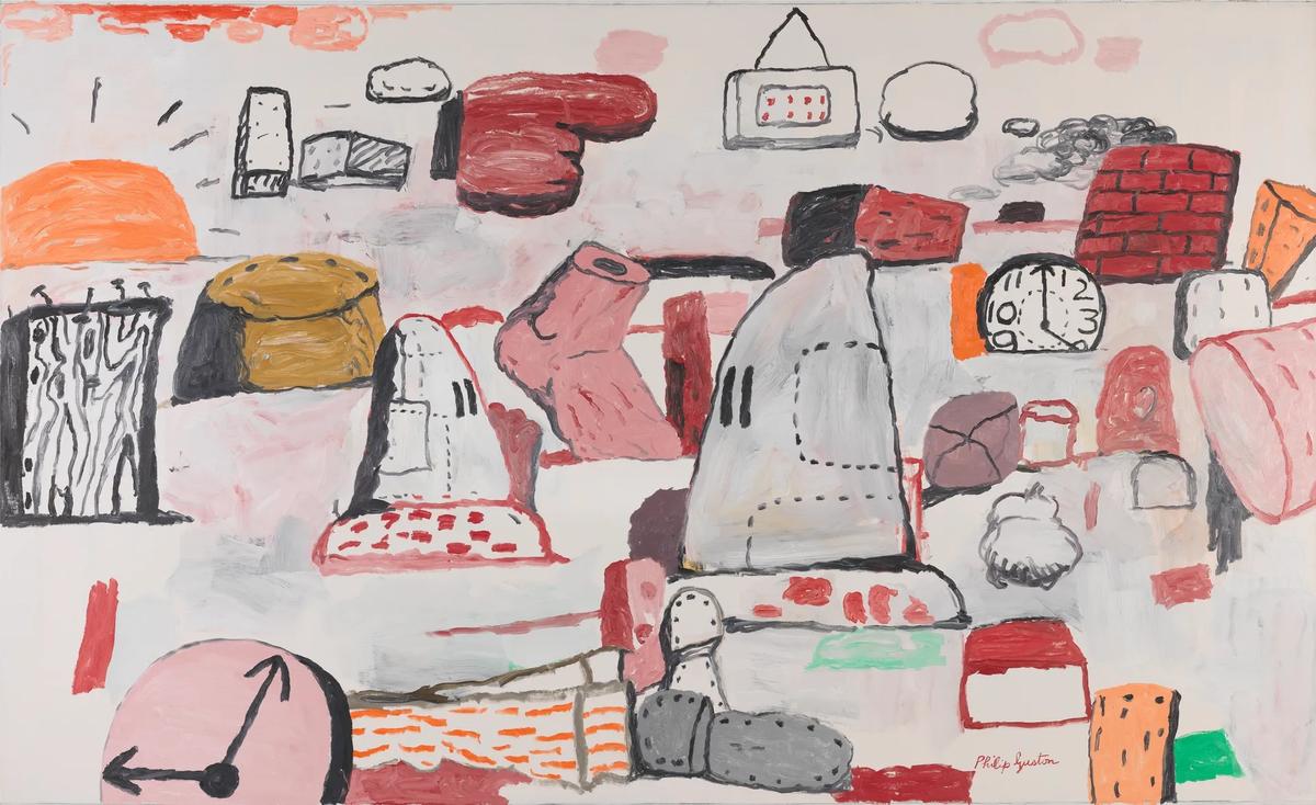 Philip Guston, Flatlands, 1970, SFMOMA, San Francisco, États-Unis. © The Estate of Philip Guston