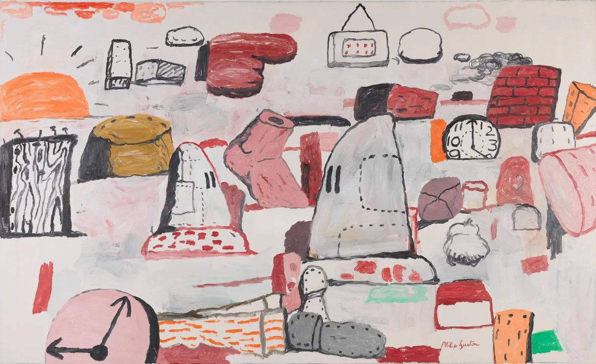 Philip Guston, Flatlands, 1970, SFMOMA, San Francisco, États-Unis. © The Estate of Philip Guston