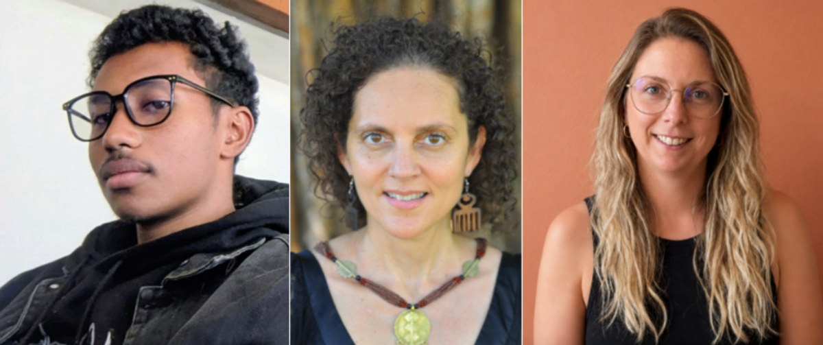 Ndranto Jacob Ranarivelo, Armelle Malvoisin et Julie Rateau-Holbach. © Tessilim Adjayi, D.R.