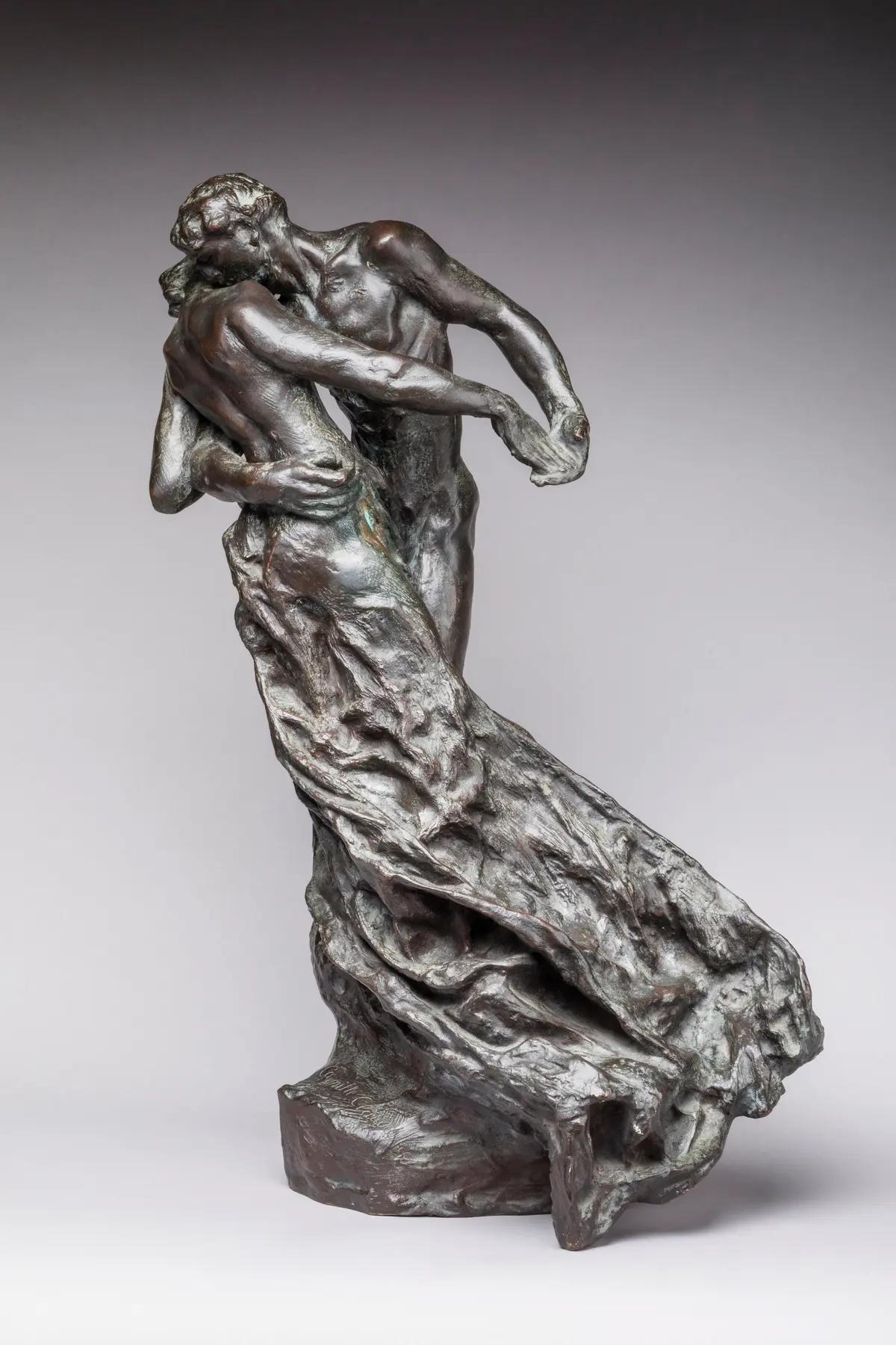 Camille Claudel, La Valse (vers 1900), version en bronze d'Allioli. Courtesy Musée Yves Brayer