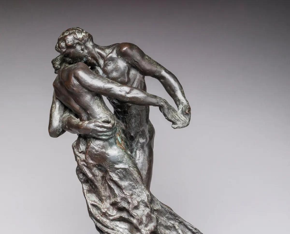 Camille Claudel, La Valse (vers 1900), version en bronze d'Allioli. Courtesy Musée Yves Brayer
