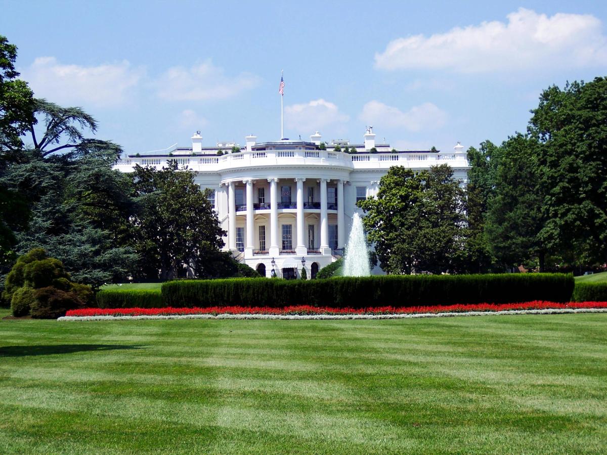 La Maison Blanche, à Washington. Photo : Aaron Kittredge