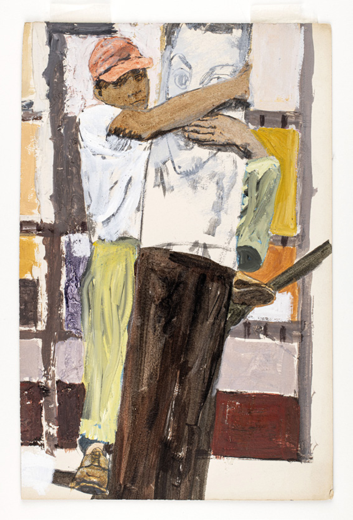 Robert Weaver, Dessin sans titre, vers 1960/1970, encre noire, lavis
et gouache sur carton, collection particulière. Courtesy d’Antonia Pelaez, de Francesca Weaver et du musée Tomi-Ungerer – Centre international de l’illustration, Strasbourg. Photo Mathieu Bertola