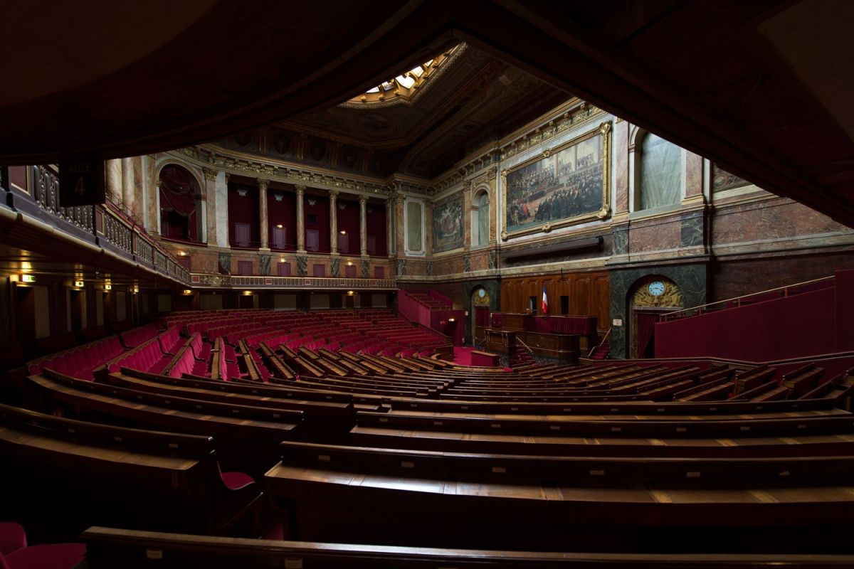 La Salle du Congrès au château de Versailles, habituellement fermée au public. Courtesy château de Versailles