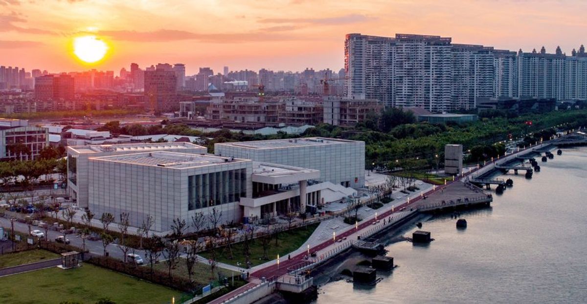 Le Centre Pompidou x West Bund Museum Project, à Shanghai. © Centre Pompidou x West Bund