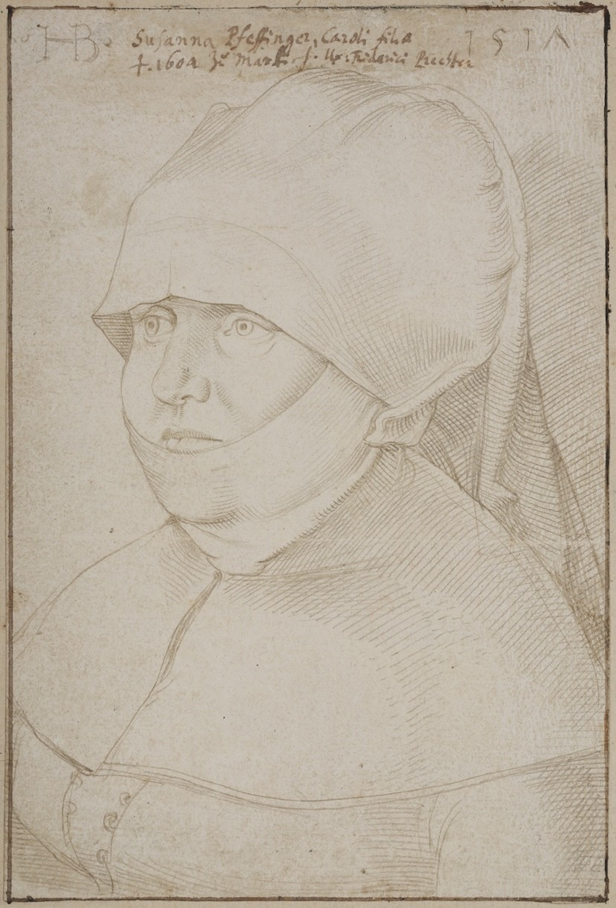 Hans Baldung Grien, Portrait de Susanna Pfeffinger, 1517, 15,7 x 10,4 cm. Courtesy Beaussant Lefèvre & Associés