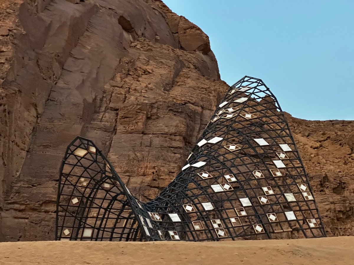 Héctor Zamora, Tar HyPar, 2026, Desert X AlUla 2026. Photo Philippe Régnier