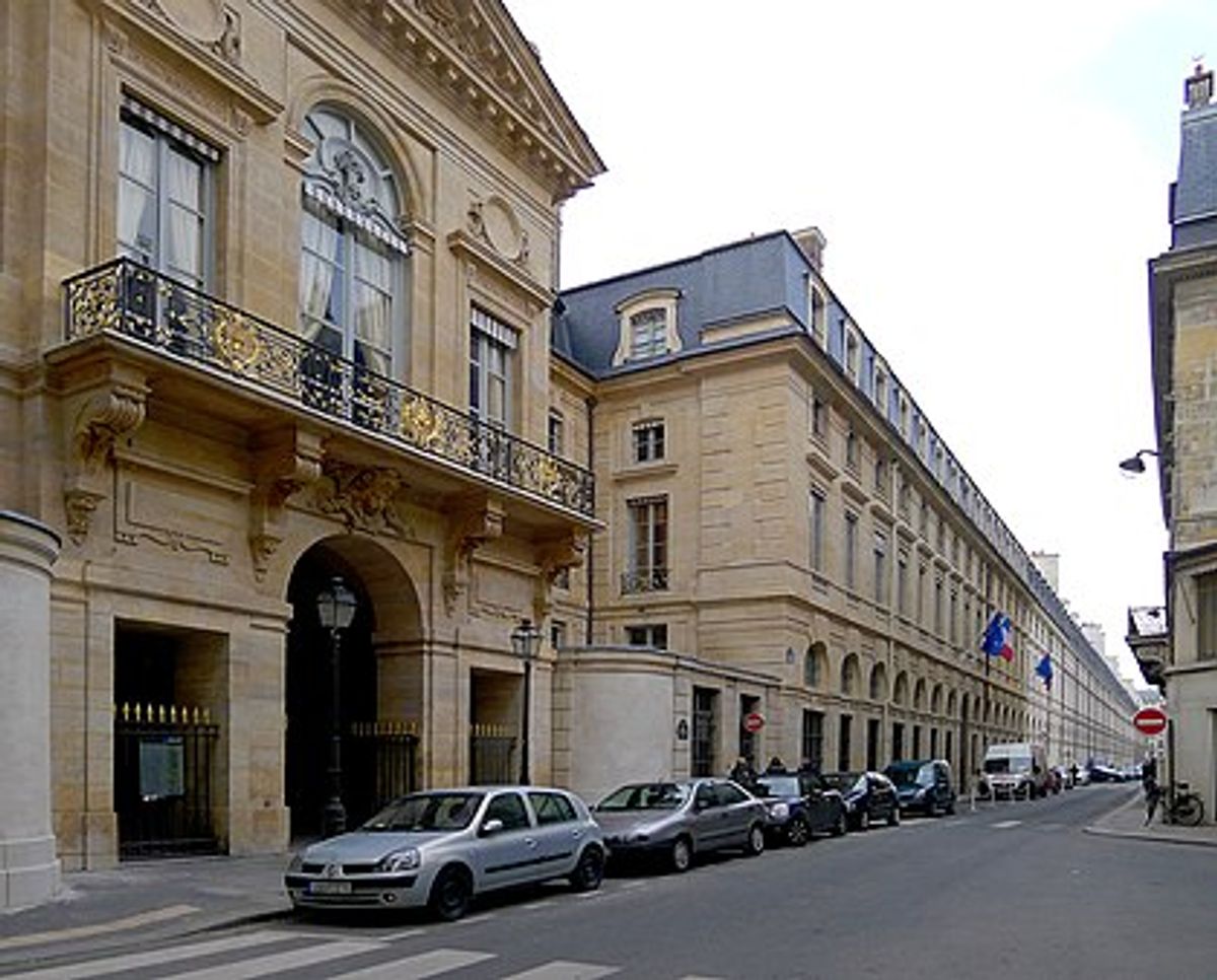Le ministère de la Culture, rue de Valois. Photo : Wikipédia 