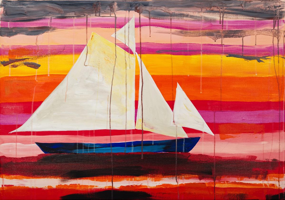 Lubaina Himid, In Your Dreams, 2021-2022.
© Courtesy de l’artiste, de Hollybush Gardens, Londres et de Greene Naftali, New York. Photo Gavin Renshaw