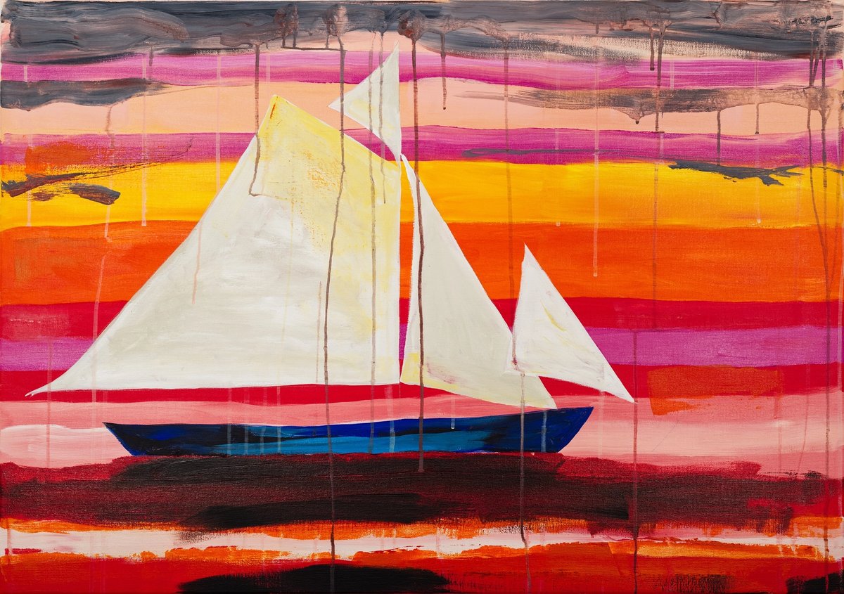 Lubaina Himid, In Your Dreams, 2021-2022.
© Courtesy de l’artiste, de Hollybush Gardens, Londres et de Greene Naftali, New York. Photo Gavin Renshaw