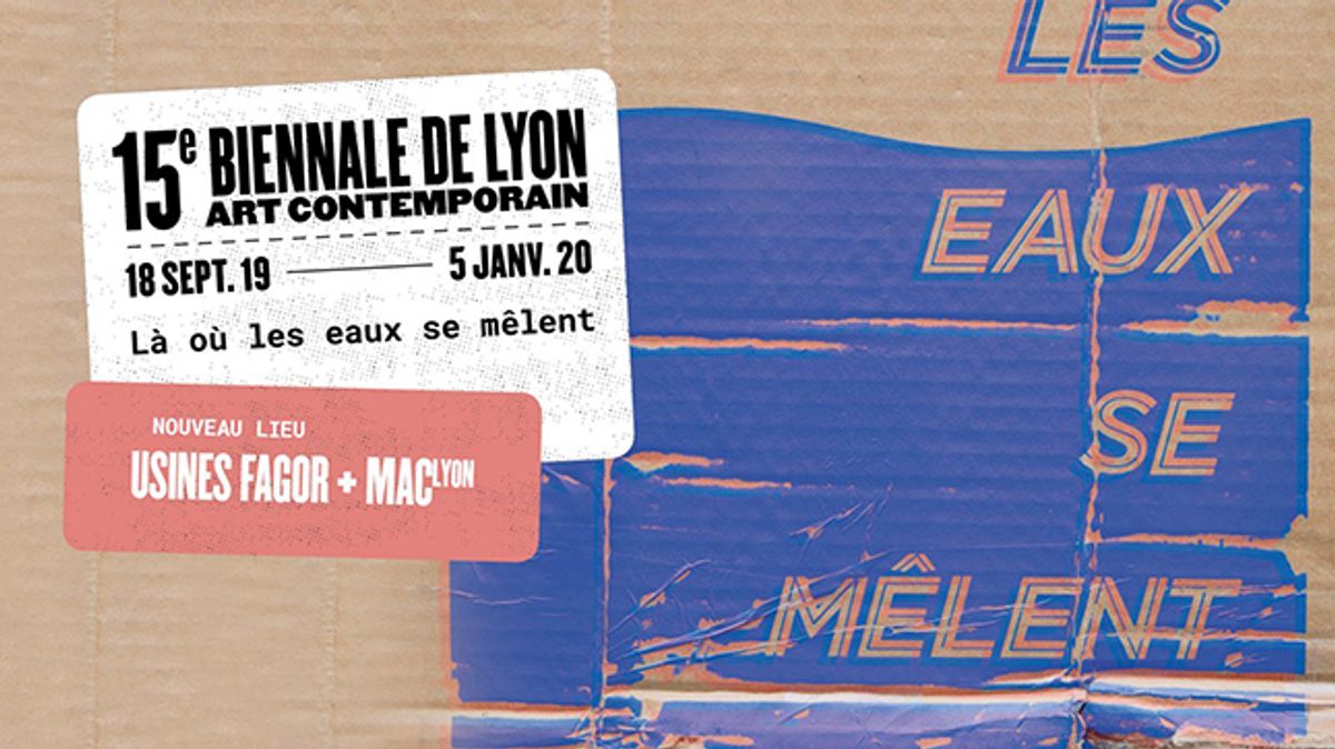 Visuel de communication de la 15e Biennale de Lyon D.R.