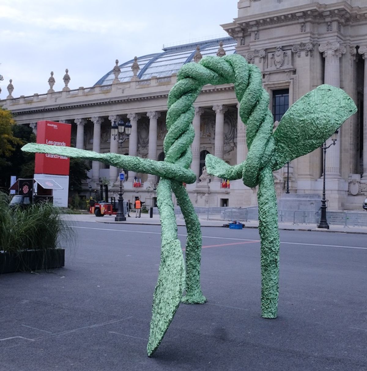 John Chamberlain, Balmywisecrack, 2010, Mnuchin Gallery (New York).
Photo : Louane Lallemant