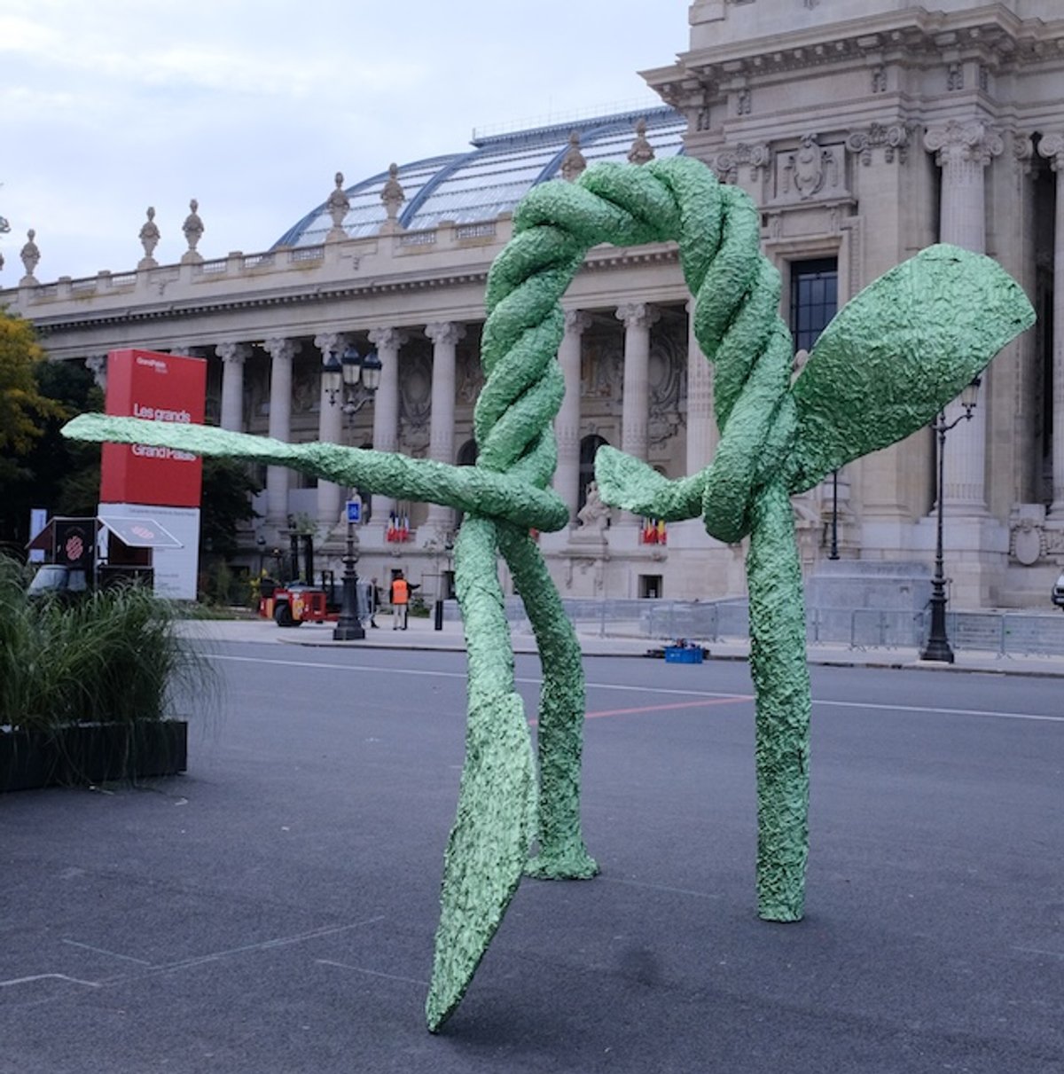 John Chamberlain, Balmywisecrack, 2010, Mnuchin Gallery (New York).
Photo : Louane Lallemant