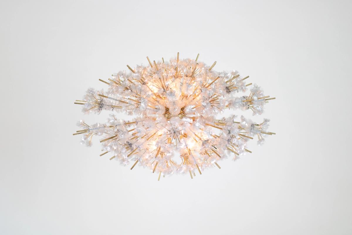 Thierry Jeannot, Lampe suspension Transmutation n°14. © Yvan Fiend