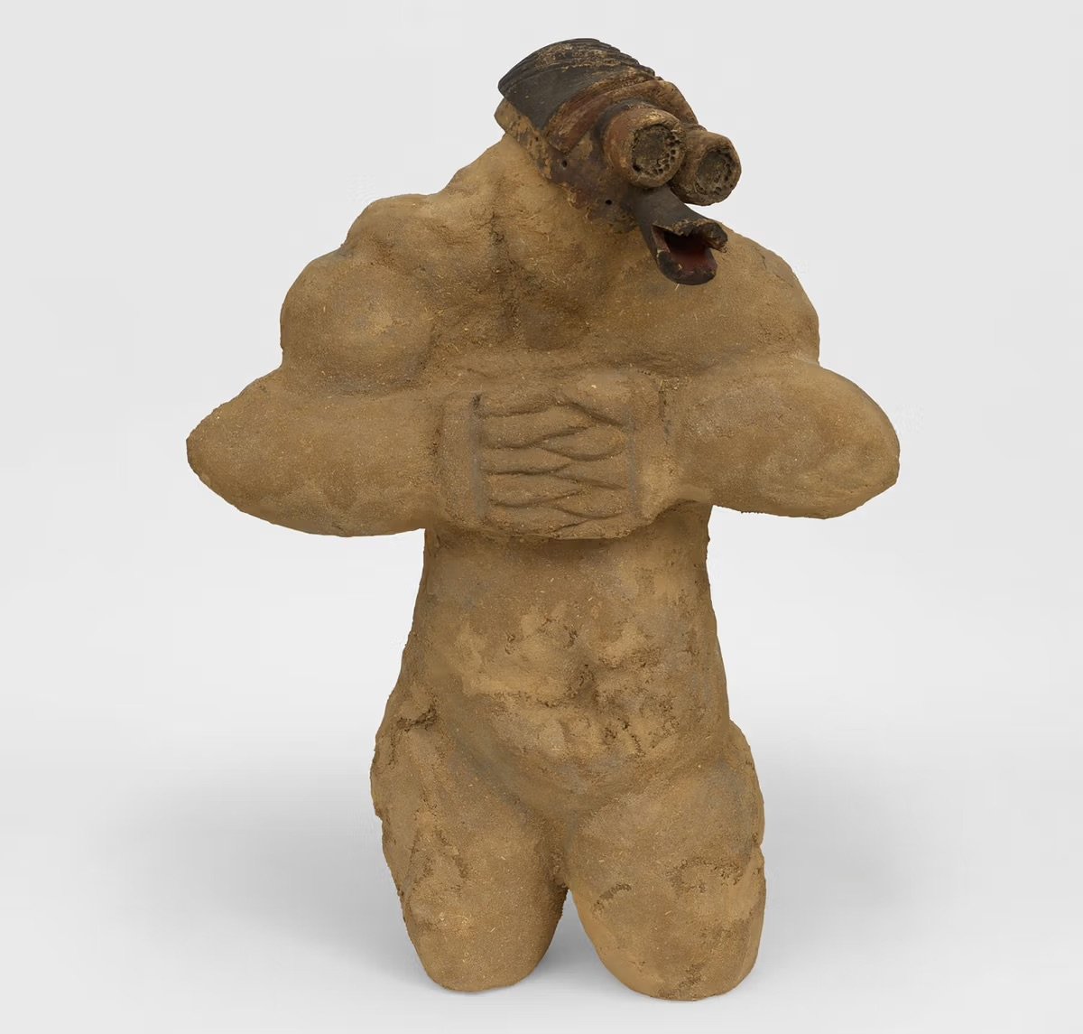 Ali Cherri, Vermilingua Bust, 2023. Photo Dan Bradica. Courtesy of the artist and Almine Rech