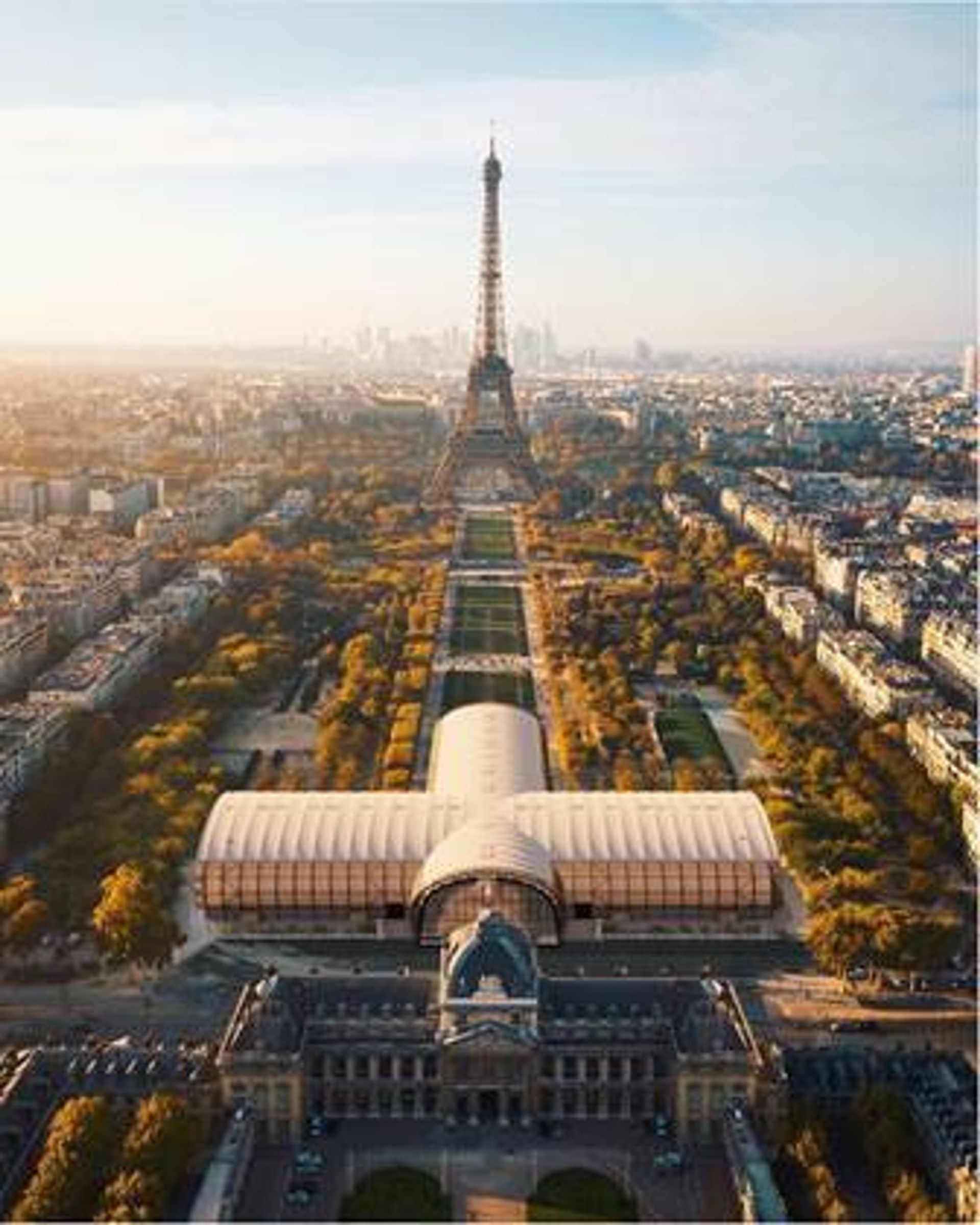 Le Grand Palais Éphémère. © Wilmotte & associés