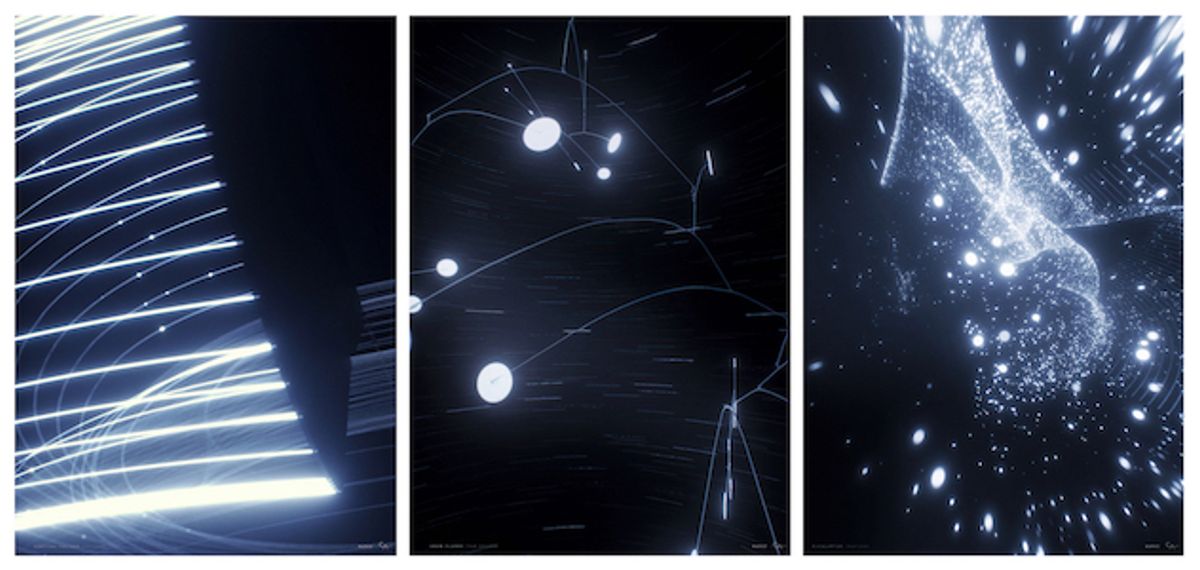 Extraits des œuvres NFT lancées par la fondation Calder. © TRLab - The Calder Question