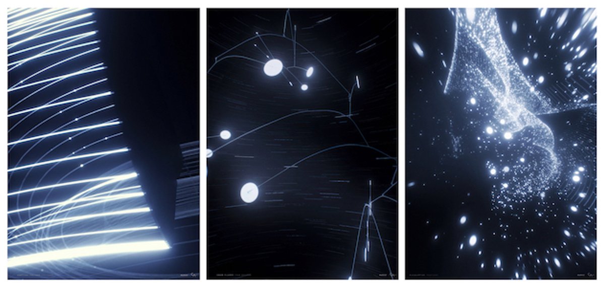 Extraits des œuvres NFT lancées par la fondation Calder. © TRLab - The Calder Question