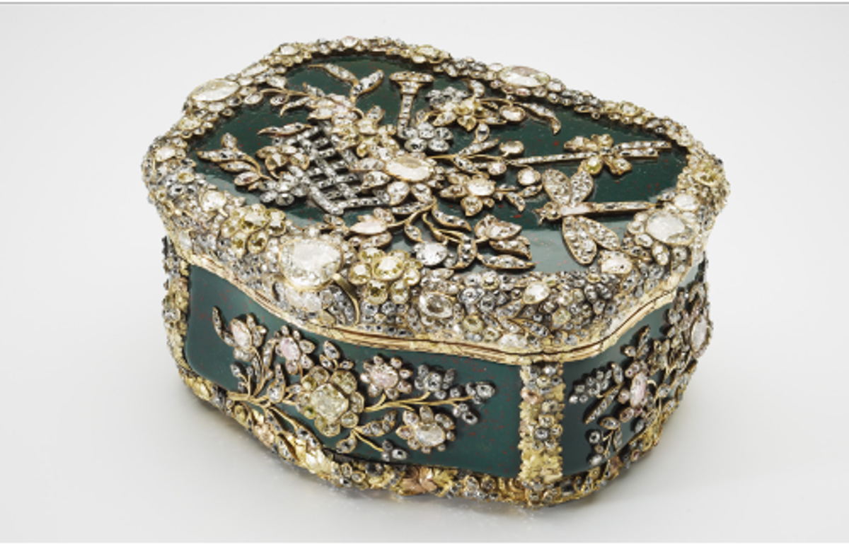 Tabatière de table de Frédéric II, Allemagne, 1770-1775, Royal Collection Trust, Londres. © His Majesty King Charles III 2024