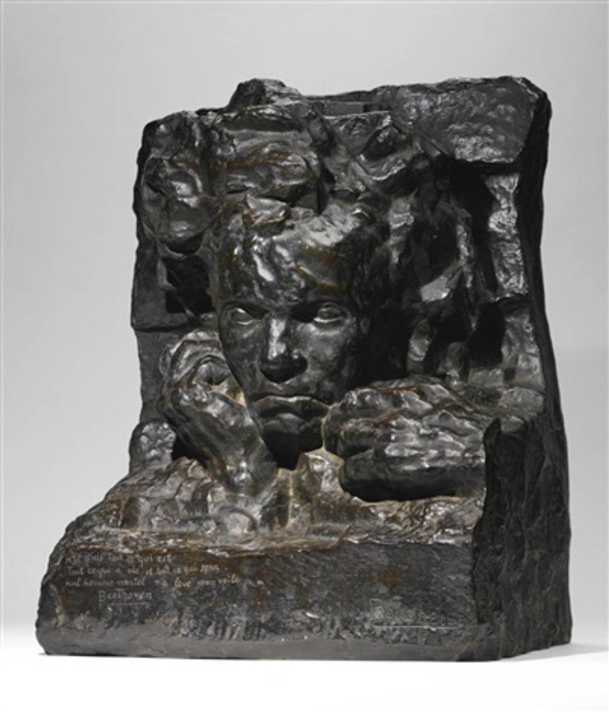 Antoine Bourdelle, Beethoven à deux mains, 1908, bronze, hauteur: 53,3 cm. © Freeman’s