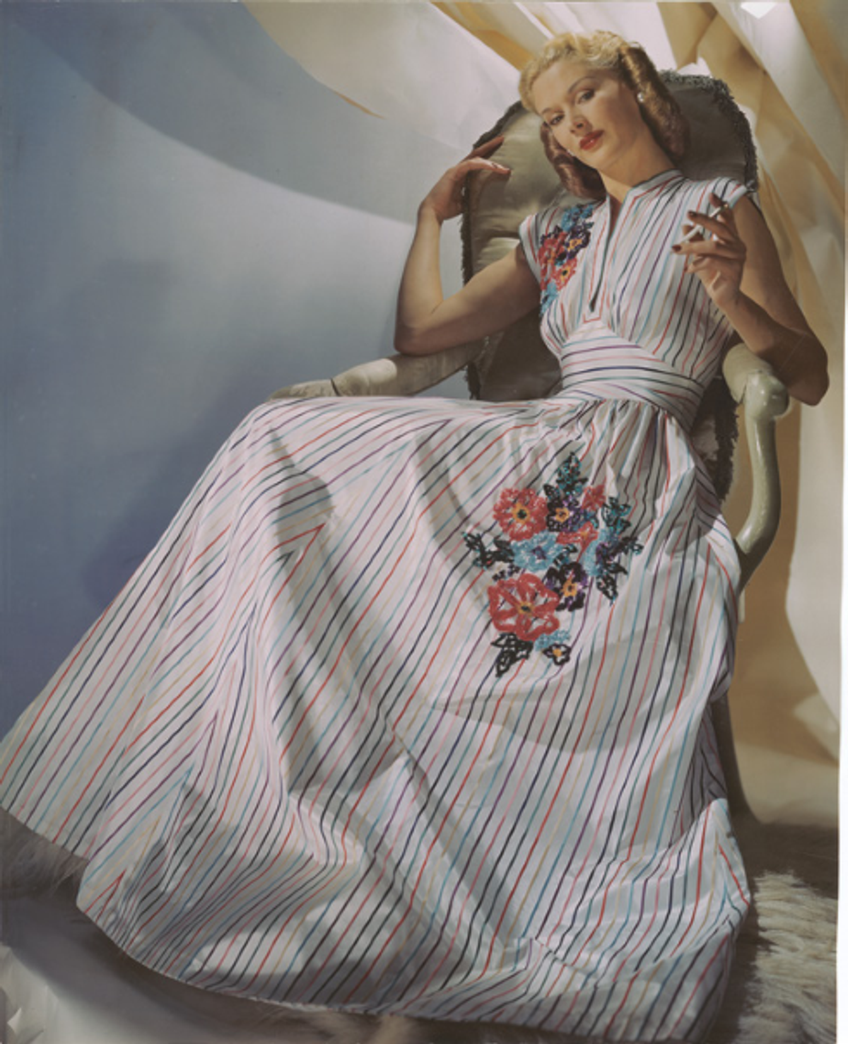 Louise Dahl-Wolfe, Lisa Fonssagrives, vers 1946, tirage chromogène. © Center for Creative Photography, Arizona Board of Regents